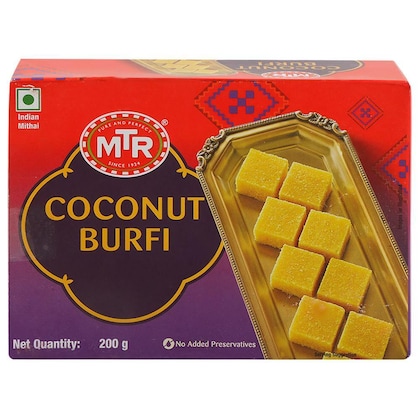 MTR COCONUT BURFI 200G