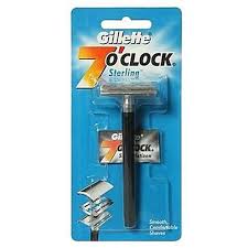 GILLETTE 7 O CLOCK STERLING 125RS