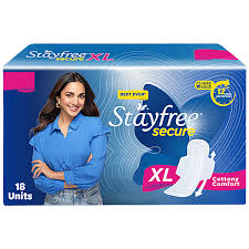 STAYFREE SECURE XL COTTONY COMFORT 124 RS