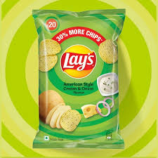 LAYS AMERICAN STYLE CREAM & ONION 20RS