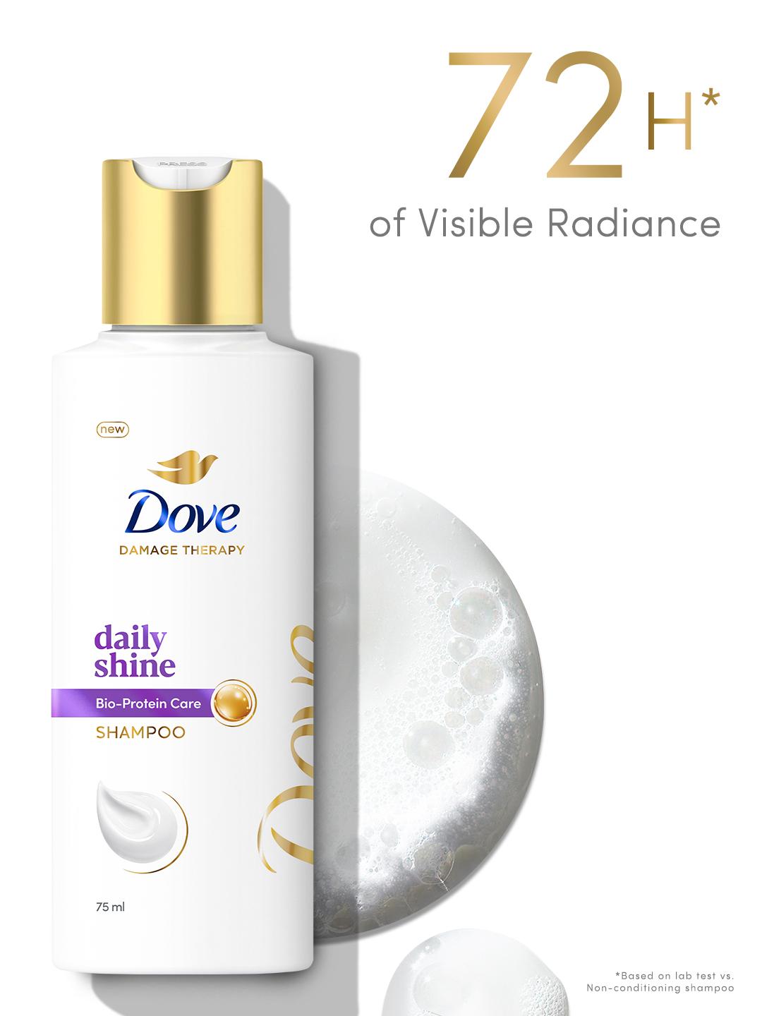 DOVE DAILY SHINE SHAMPOO 75ML