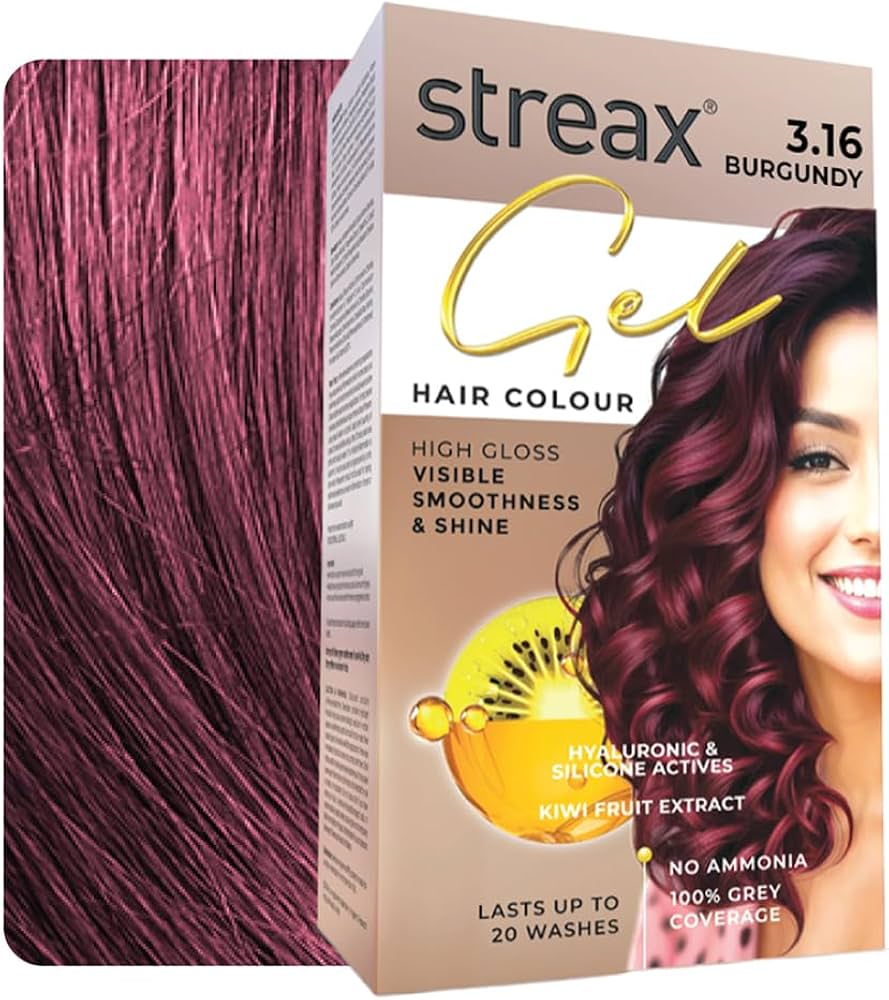 STREAX BURGUNDY HAIR COLOUR