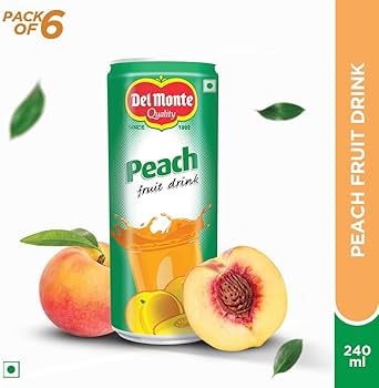 DEL MONTE PEACH FRUIT DRINK 240ML