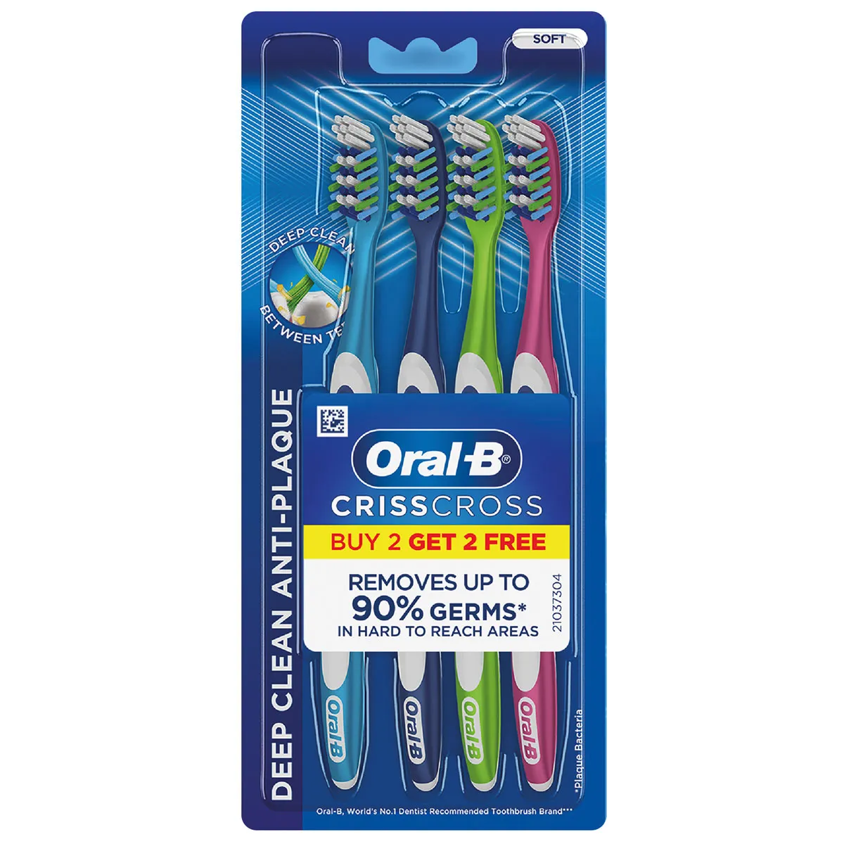 ORAL B CRISS CROSS BUY 2 GET 2