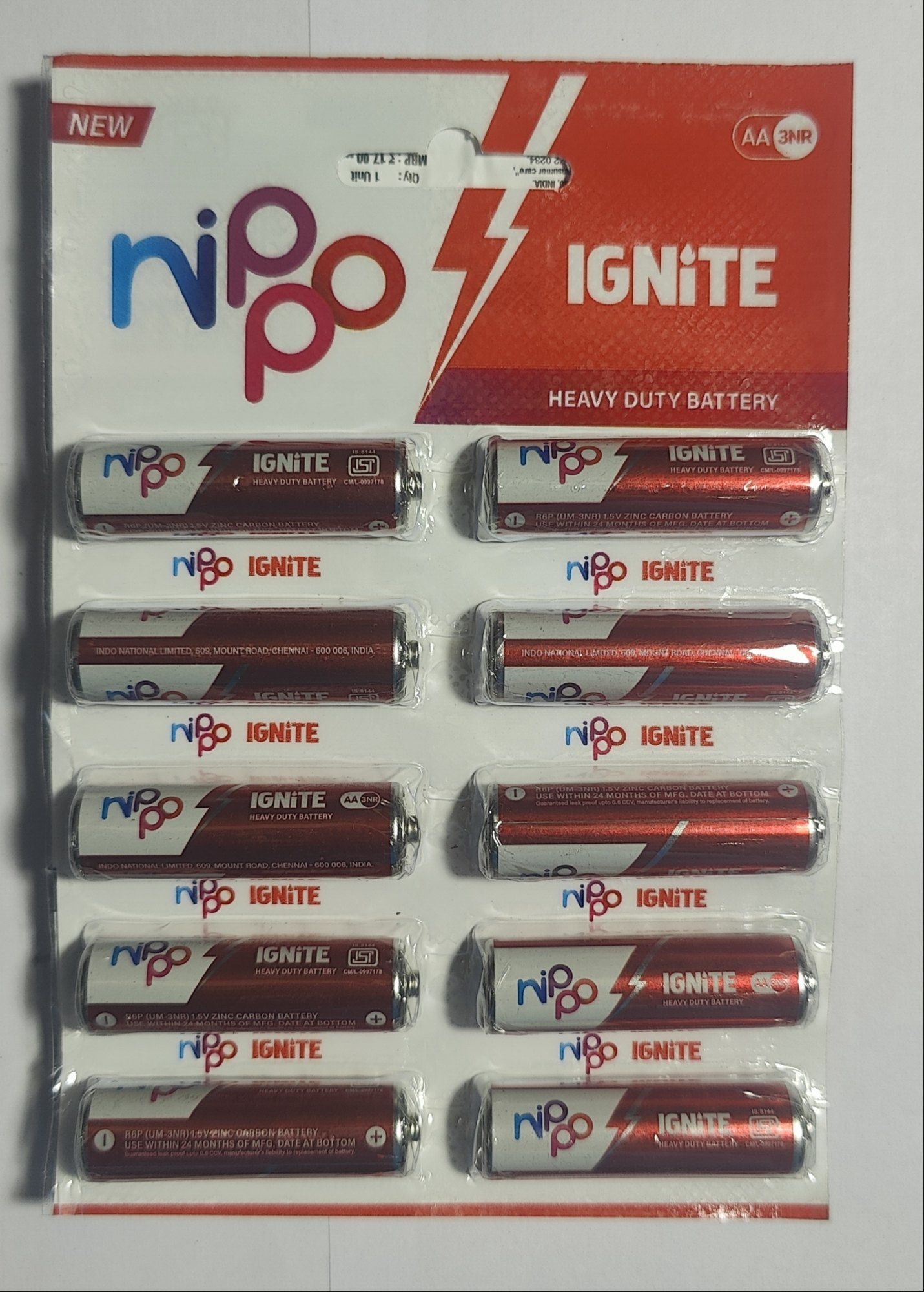 NIPPO IGNITE BATTERY AAA