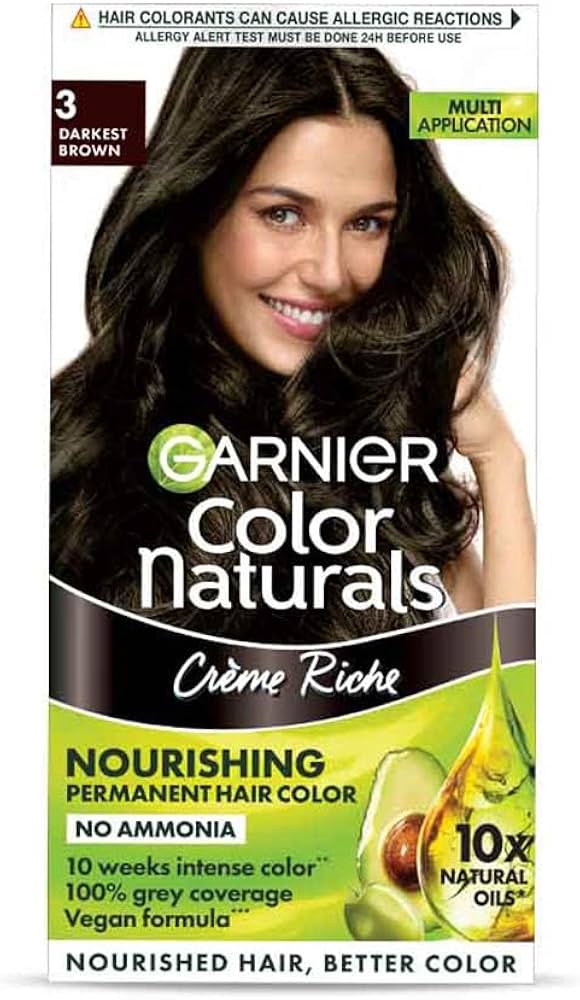 GARNIER DARKEST BROWN NO3 70ML