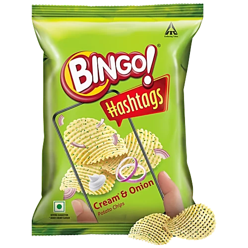 BINGO HASHTAGS CREAM & ONION 53G