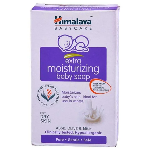 HIMALAYA EXTRA MOISTURIZING BABY SOAP 75G