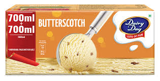DAIRY DAY BUTTERSCOTCH 700ML+700ML